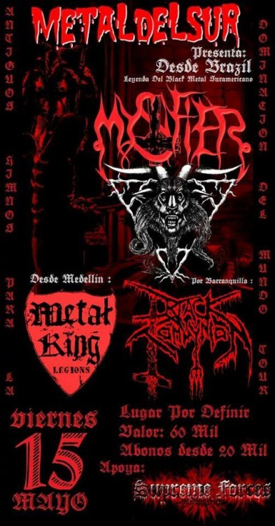 Mystifier Barranquilla 2015 393x750 - Fechas confirmadas de MYSTIFIER en Colombia