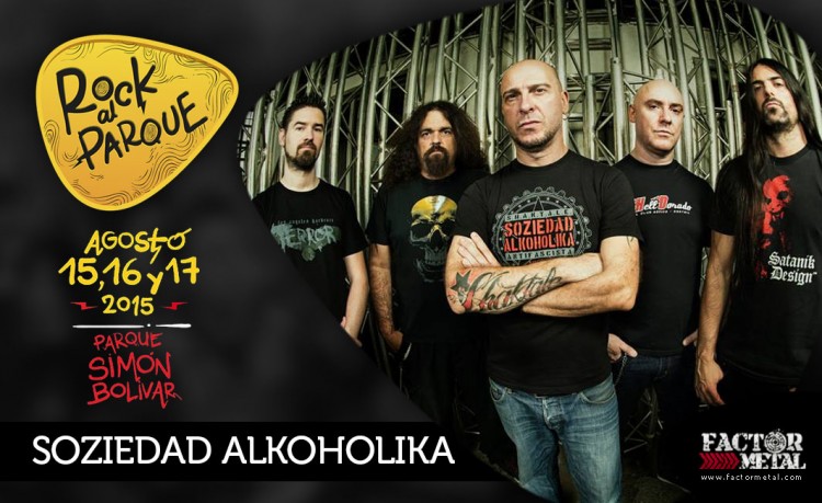 Primeros artistas internacionales confirmados para ROCK AL PARQUE 2015 Soziedad Alkoholika rock al parque 750x459 - Primeros artistas internacionales confirmados para ROCK AL PARQUE 2015
