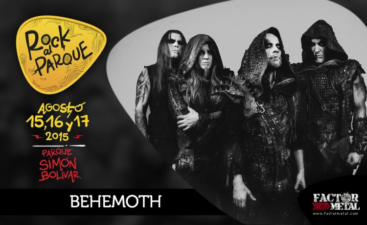 Primeros artistas internacionales confirmados para ROCK AL PARQUE 2015 behemoth rock al parque 750x459 - Primeros artistas internacionales confirmados para ROCK AL PARQUE 2015
