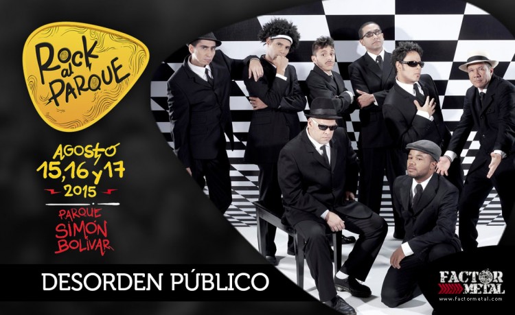 Primeros artistas internacionales confirmados para ROCK AL PARQUE 2015 desorden publico rock al parque 750x459 - Primeros artistas internacionales confirmados para ROCK AL PARQUE 2015