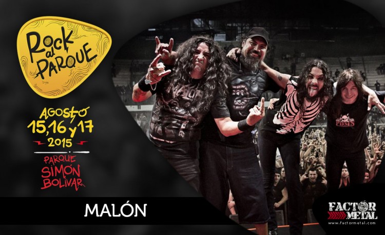 Primeros artistas internacionales confirmados para ROCK AL PARQUE 2015 malon rock al parque 750x459 - Primeros artistas internacionales confirmados para ROCK AL PARQUE 2015