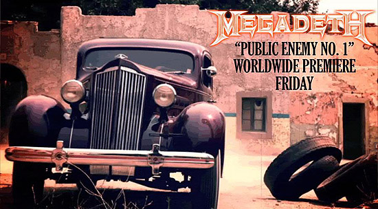 megadeth public enemy video - MEGADETH nuevo video "Public Enemy No. 1"