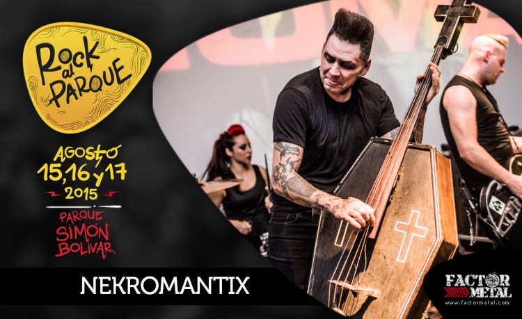 Primeros artistas internacionales confirmados para ROCK AL PARQUE 2015 nekromantix rock al parque 750x459 - Primeros artistas internacionales confirmados para ROCK AL PARQUE 2015