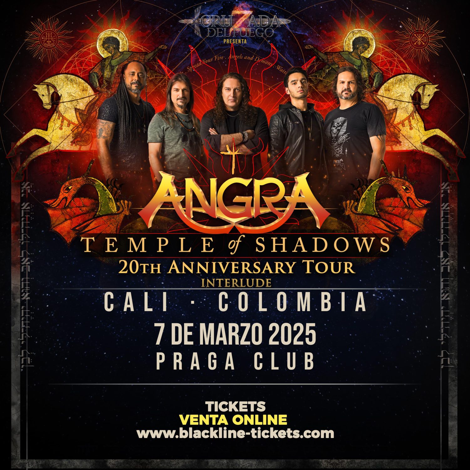 Angra en Colombia 2025 Cali 1500x1500 - ANGRA regresa a Colombia en el 2025