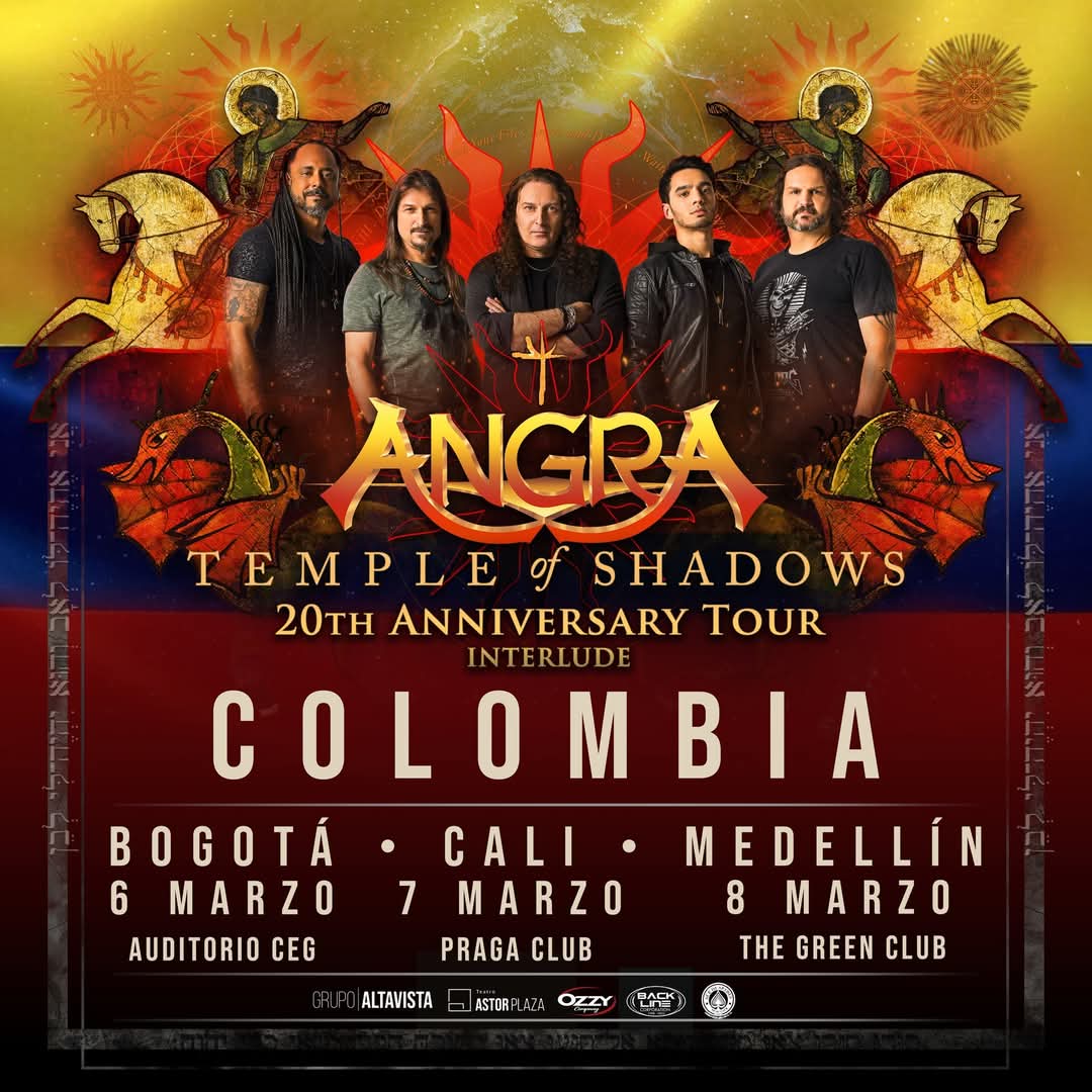 Angra en Colombia 2025 - ANGRA regresa a Colombia en el 2025