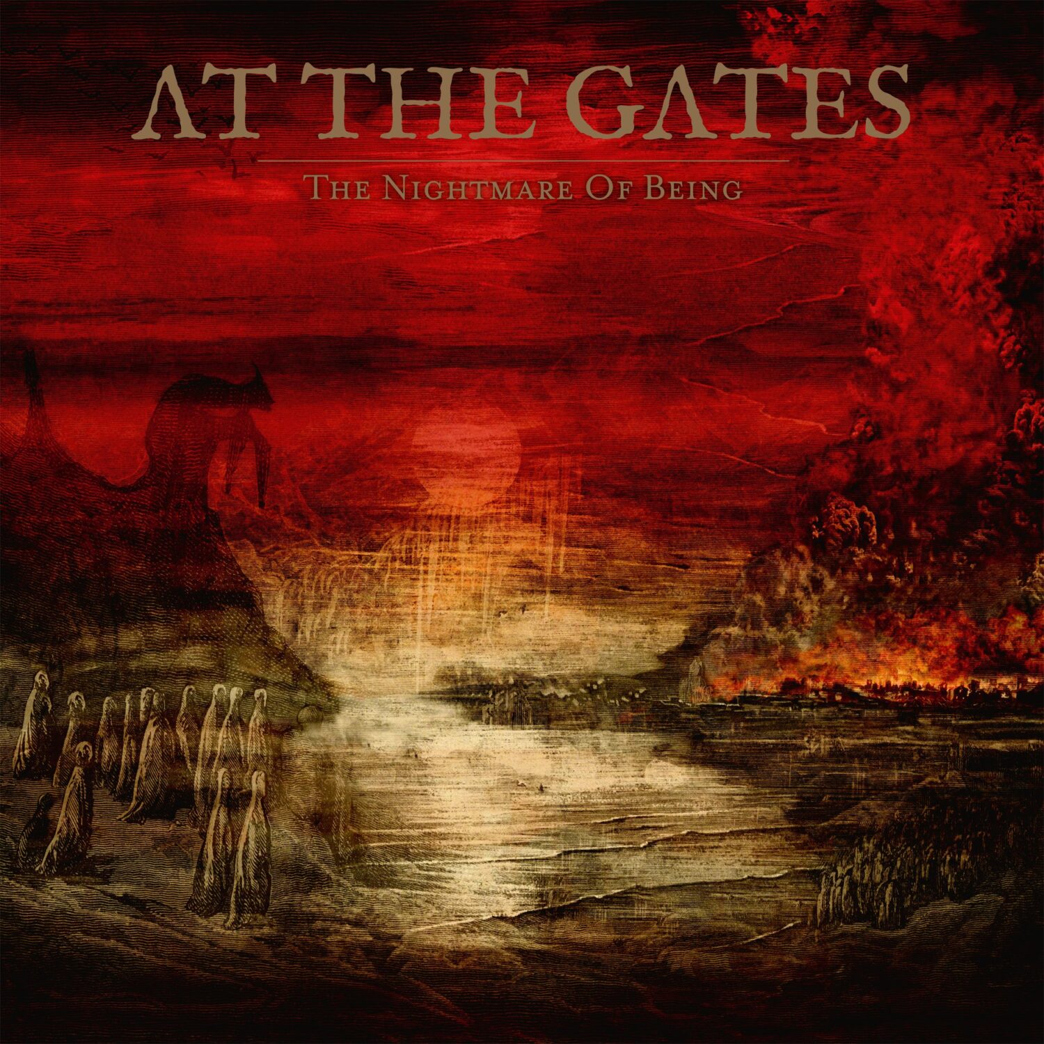 At The Gates The Nightmare Of Being 2021 1500x1500 - AT THE GATES revela detalles de su nuevo álbum "The Nightmare Of Being"