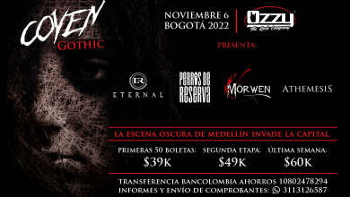 Coven Gothic 2022 Facebook 390x220 - COVEN GOTHIC 2022: La escena oscura de Medellín invade La Capital.