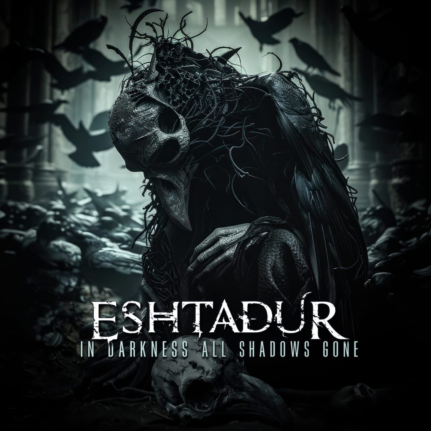 ESHTADUR revela la portada de "In Darkness All Shadows Gone" 1