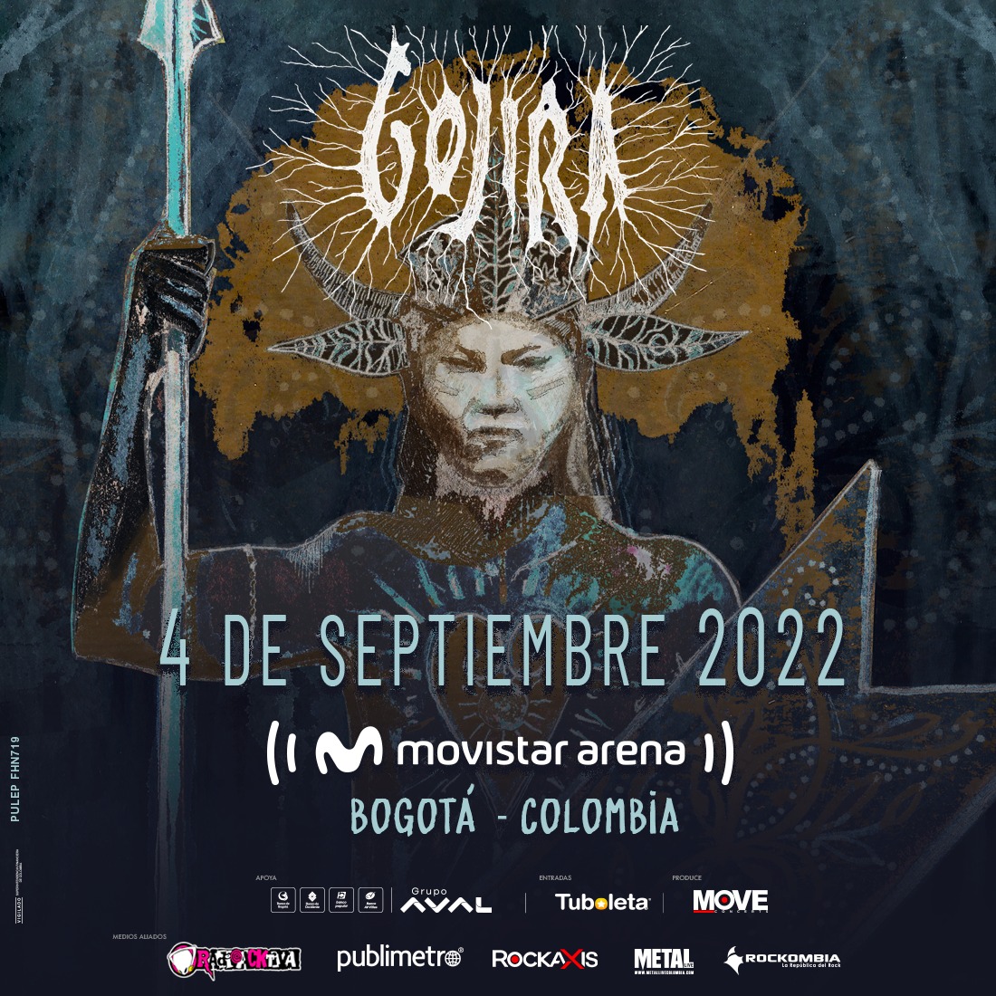 Gojira en Colombia 2022 - A pocas semanas del debut de GOJIRA en Colombia