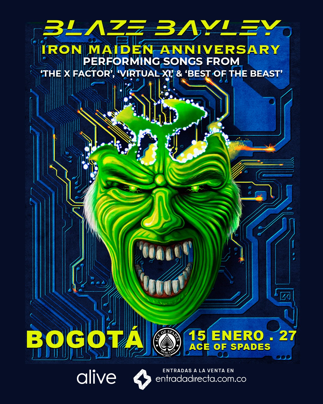 BLAZE BAYLEY CELEBRARA SU ANIVERSARIO EN BOGOTA 1 BLAZE BAYLEY CELEBRARA SU ANIVERSARIO EN BOGOTA 1