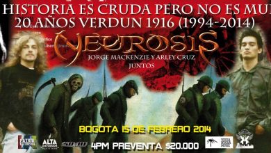 Neurosis Verdun 1916 Concierto 390x220 - "La historia es cruda pero no es muda" presentación especial de NEUROSIS, 20 años de "Verdún 1916"