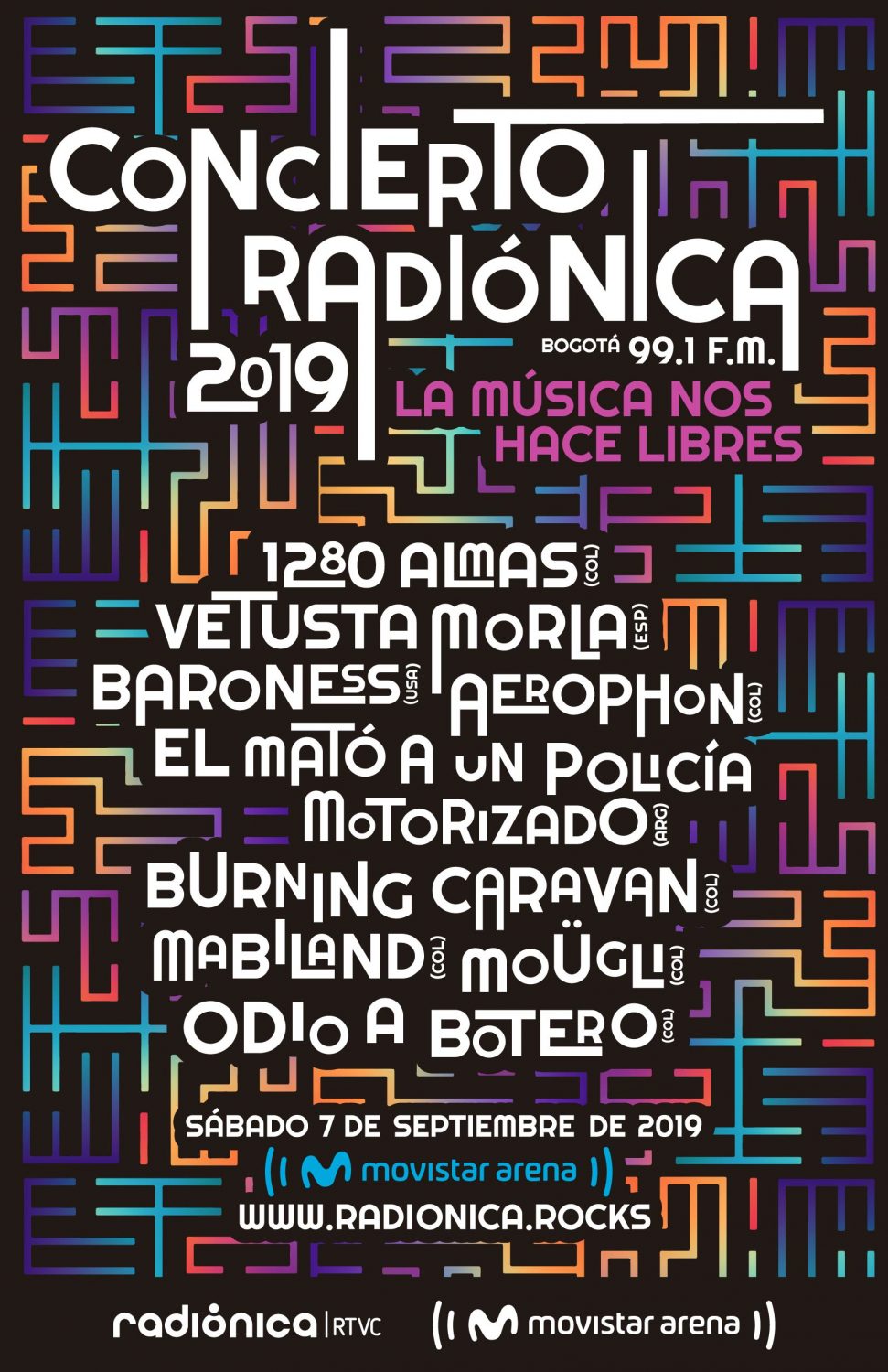 Poster Concierto Radionica 2019 971x1500 - BARONESS regresa a Colombia en el 2019