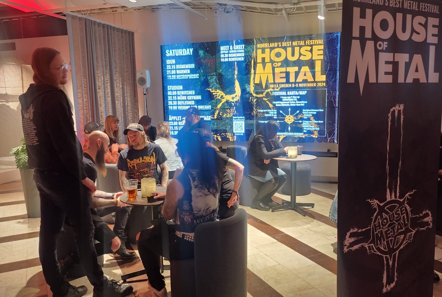 Reception 1500x1009 - House of Metal, la casa del metal en Botnia occidental, norte de Suecia