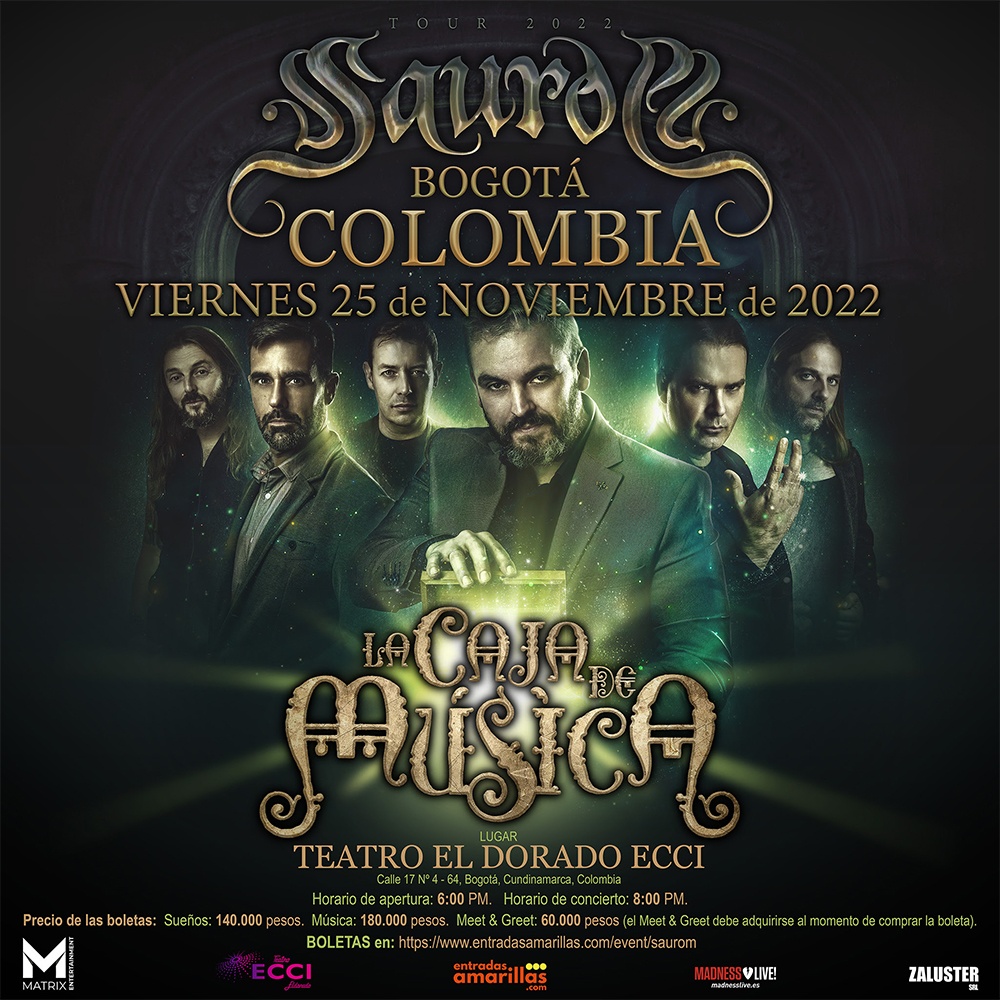 Saurom 1 - SAUROM en Bogot&aacute; presenta La Caja de M&uacute;sica