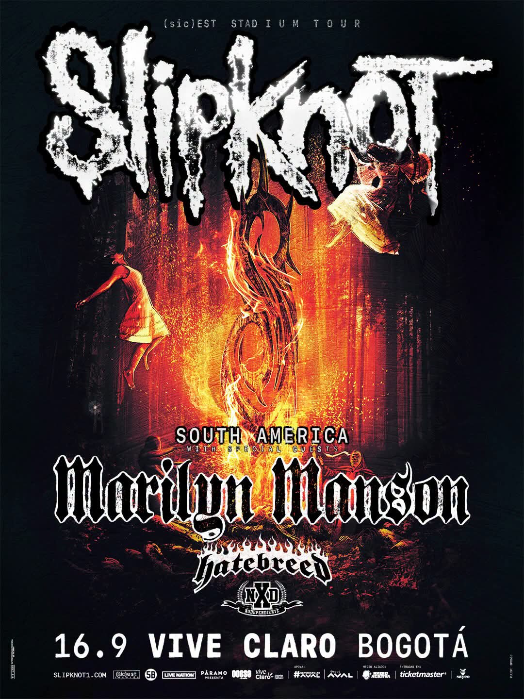 Slipknot regresa a Colombia en 2027 junto a Marilyn Manson y Hatebreed 1 Slipknot regresa a Colombia en 2027 junto a Marilyn Manson y Hatebreed 1