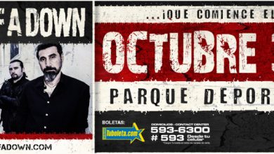 System Of A Down 2015 390x220 - Tu banda puede ser el show de apertura del concierto de SYSTEM OF A DOWN en Bogotá