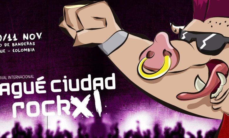 Cartel Oficial XI Festival Internacional IBAGUE CIUDAD ROCK 2013 1
