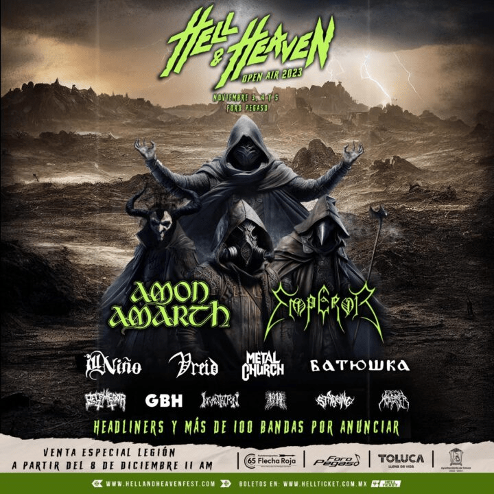 image 109 - EL FESTIVAL HELL AND HEAVEN ANUNCIA LAS PRIMERAS BANDAS PARTICIPANTES