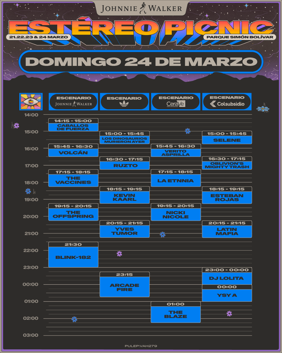 image 189 - Se dan a conocer los horarios del festival Estereo Picnic 2024