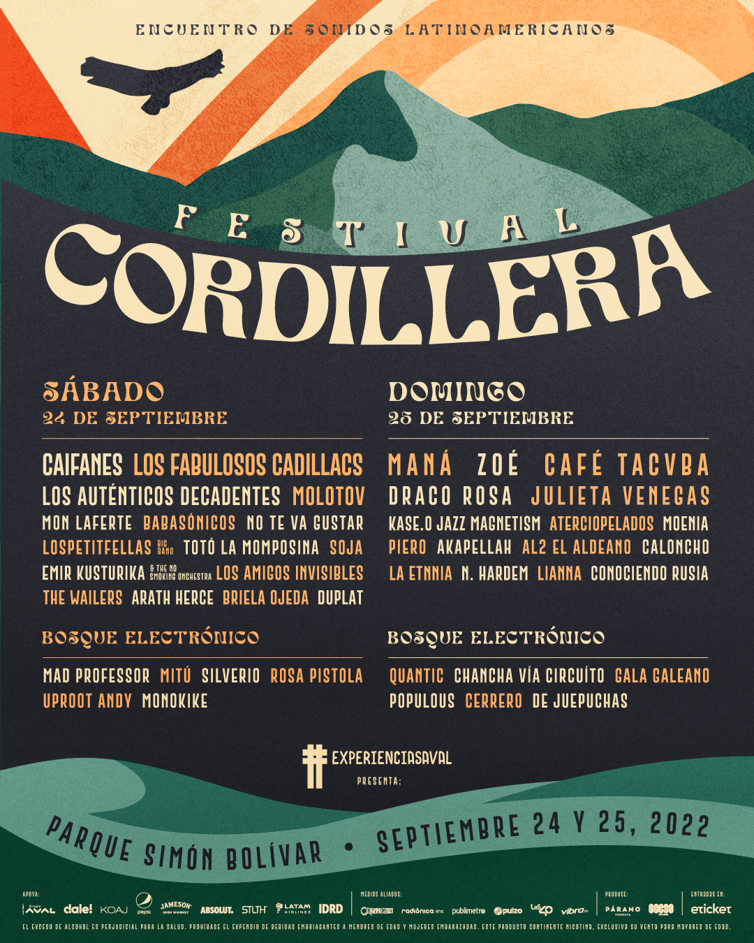image 19 - Caifanes, Los Fabulosos Cadillacs, Zoé y Café Tacvba encabezan los dos días del Festival Cordillera