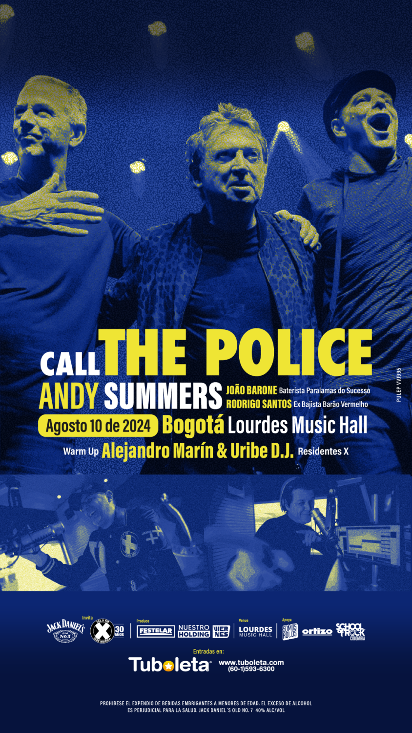 image 299 844x1500 - Andy Summers invita a vivir la fiesta con los cl&aacute;sicos de THE POLICE en Bogot&aacute;