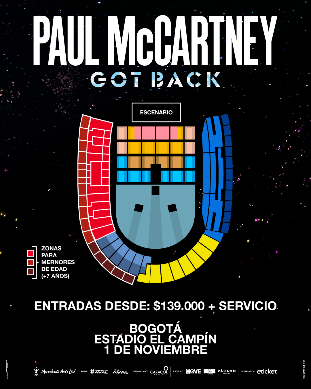 image 301 - PAUL McCARTNEY TRAE SU FENOMENAL GIRA GOT BACK A COLOMBIA ESTE NOVIEMBRE