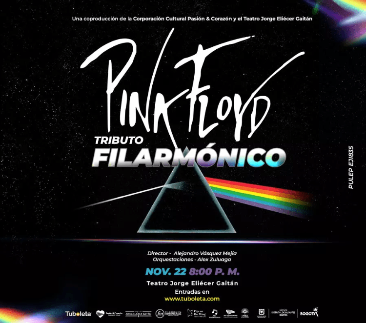 Bogotá vivirá la magia de PinkFloyd con el concierto filarmónico 1