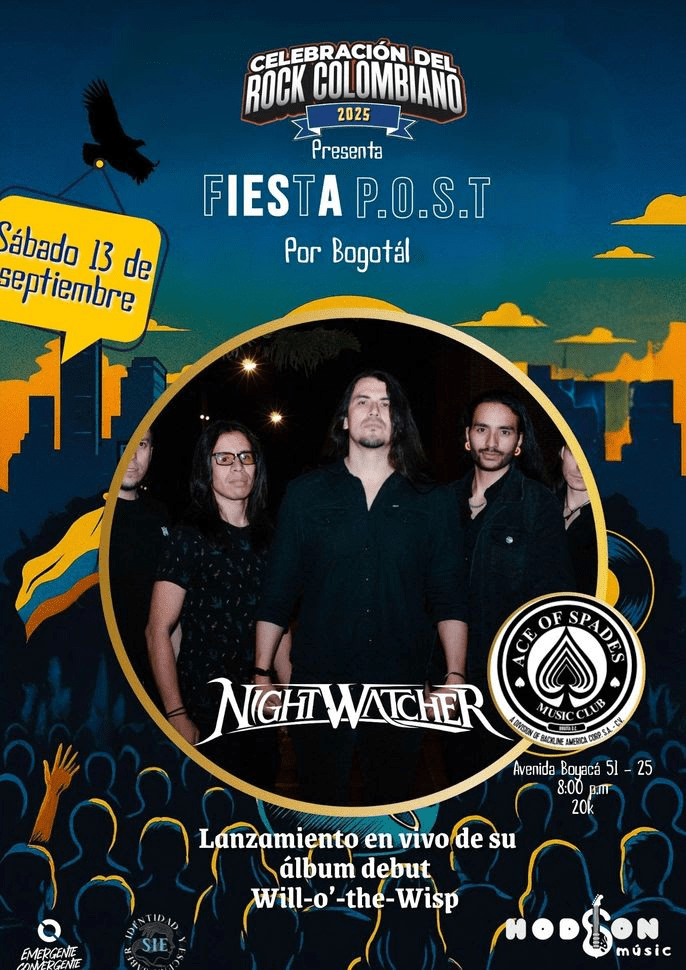 NIGHTWATCHER lanza su álbum debut en la Fiesta P.O.S.T. image 507 - NIGHTWATCHER lanza su álbum debut en la Fiesta P.O.S.T.