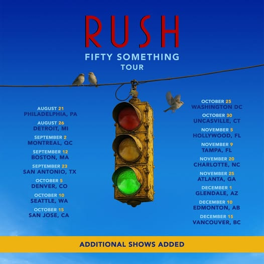 Rush anuncia expansión de su gira “Fifty Something”: 17 nuevas ciudades se suman al esperado regreso de la banda canadiense image 540 - Rush anuncia expansión de su gira “Fifty Something”: 17 nuevas ciudades se suman al esperado regreso de la banda canadiense