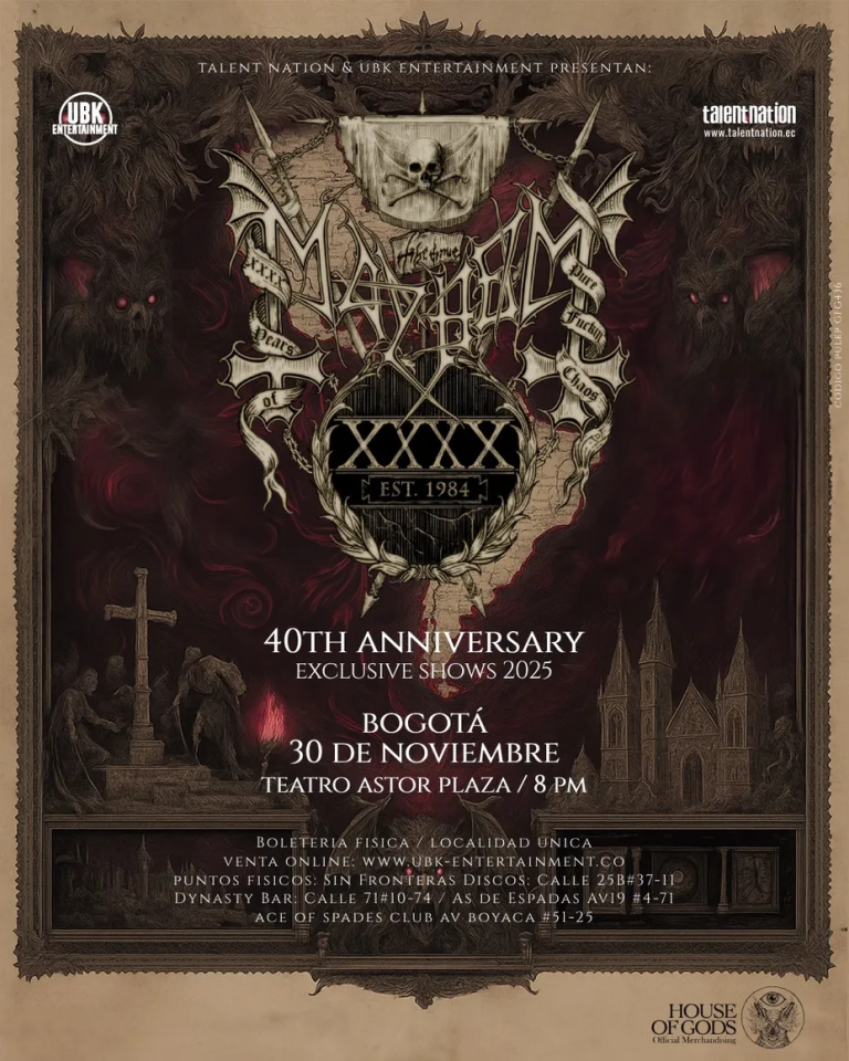 image 547 768x960 - Mayhem llegará a Colombia en 2025: una experiencia imperdible para los amantes del metal extremo