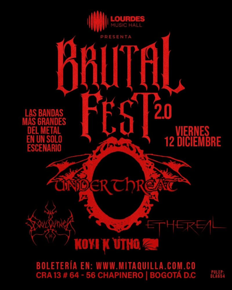 image 553 - Bogot&aacute; vivir&aacute; otra noche de metal con la segunda edici&oacute;n del Brutal Fest 2.0
