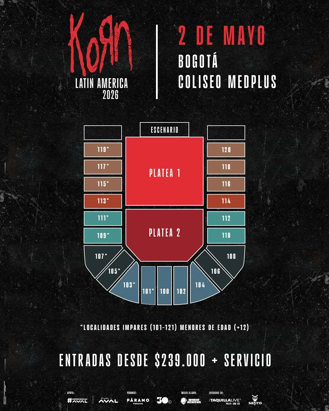 image 613 - KORN REGRESA A BOGOTA, UN ENCUENTRO ESPERADO