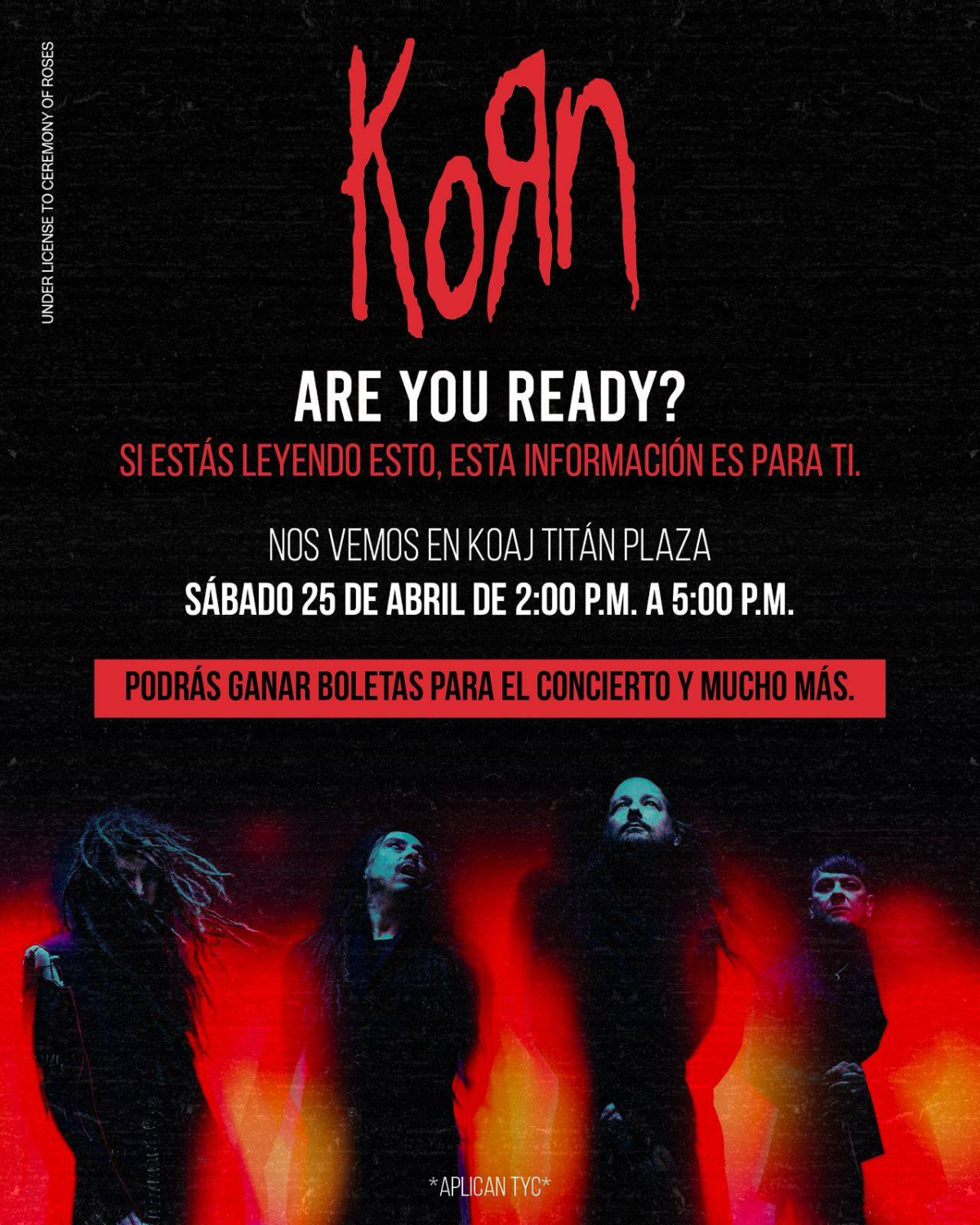 image 614 1200x1500 - KORN ANUNCIA VENTA DE MERCH OFICIAL PREVIO A SU CONCIERTO EN BOGOTA