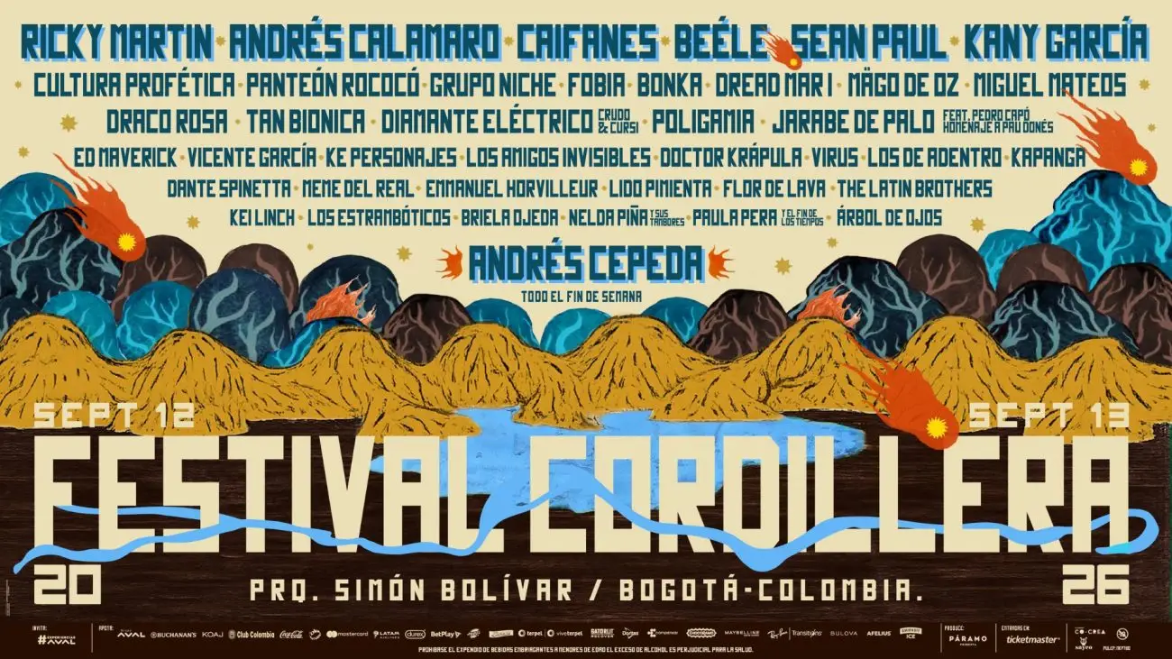 El cartel de estrellas del Festival Cordillera 2026 y su impacto en la música latina 1 El cartel de estrellas del Festival Cordillera 2026 y su impacto en la música latina 1