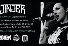 +nxBvIAAAAAXRSTlMAQObYZgAAABZJREFUOI1jYMADmEe5o9xR7iiXQi4A4BsA388WUyMAAAAASUVORK5CYII= - JINJER regresa a Colombia en 2020