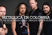 METALLICA regresa a Colombia en el 2014 - Marzo 16 Parque Simón Bolívar 5