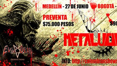 metalucifer bogota 2015 390x220 - Fechas confirmadas de METALUCIFER en Colombia