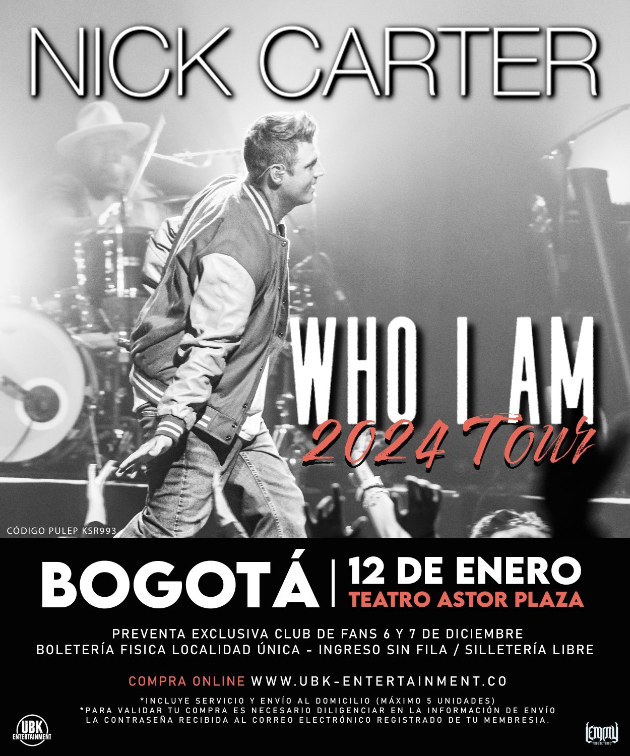 nc official preventa 1250x1500 - NICK CARTER LLEGAR&Aacute; DE NUEVO A COLOMBIA
