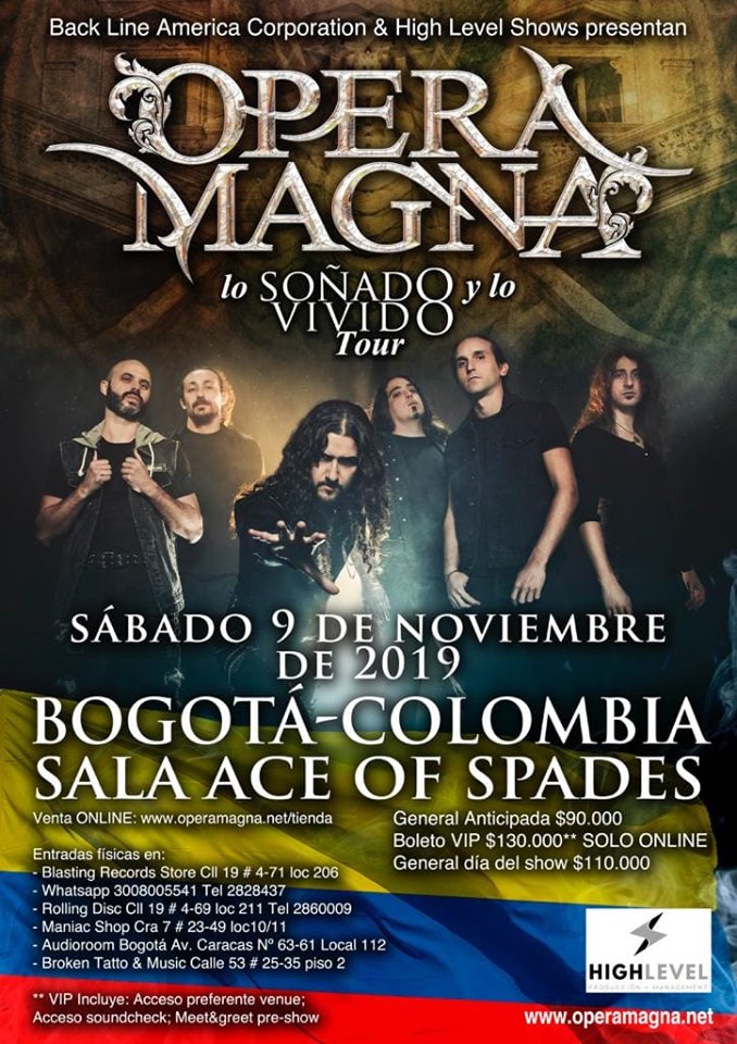 opera magna colombia 2019 - OPERA MAGNA en Colombia - Bogotá, Noviembre 09 de 2019