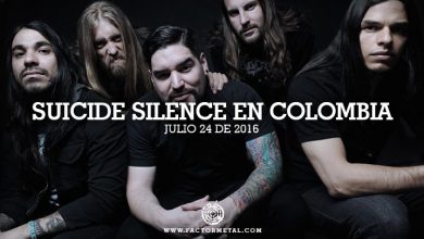 suicide silence colombia 2016 factor metal 390x220 - Confirmado el regreso de SUICIDE SILENCE a Colombia