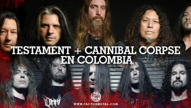 testament cannibal corpse colombia 2015 factor metal 390x220 - Fechas confirmadas de TESTAMENT y CANNIBAL CORPSE en Latinoamérica